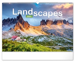 Nástěnný kalendář Krajiny 2021, 48 × 33 cm - 