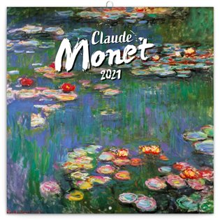 Poznámkový kalendář Claude Monet 2021, 30 × 30 cm - 