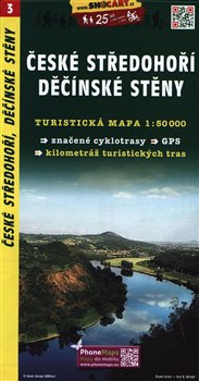 Levně České Středohoří / Turistická mapa SHOCart
