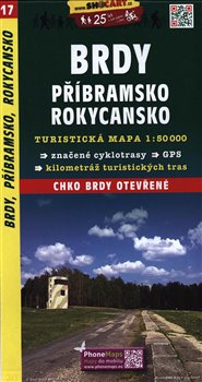 Levně Brdy, Příbramsko / Turistická mapa SHOCart