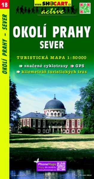 Okolí Prahy - sever / Turistická mapa SHOCart
