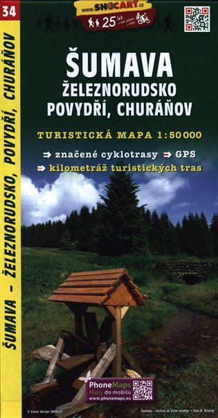 Šumava-Železnorudsko / Turistická mapa SHOCart