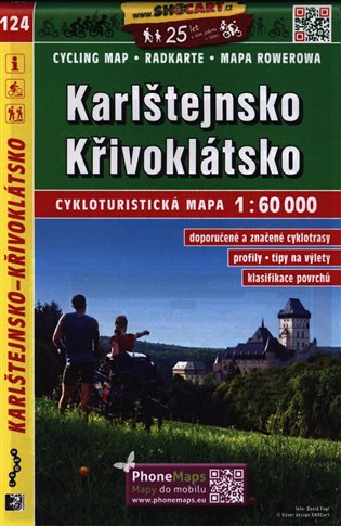 Cykloturistická mapa SHOCart - Karlštejnsko, Křivoklátsko 1:60 000