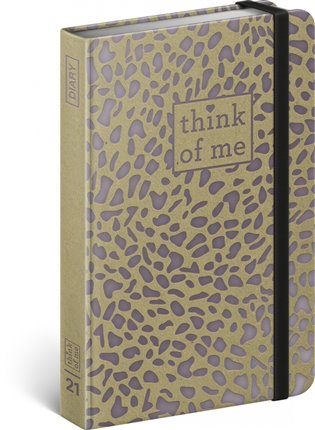 Týdenní diář Craft Puma – Think of me 2021, 11 × 16 cm - 
