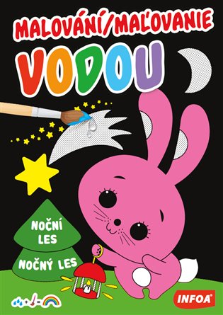 Malování/Maľovanie vodou - Noční les/Nočný les - 