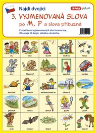 Najdi dvojici - ČJ-3. Vyjmenovaná slova po M, P