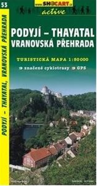 Podyjí, Thayatal,Vranovská přehrada / Turistická mapa SHOCart