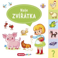 Levně Velká knížka se záložkami - Naše zvířata - Jana Navrátilová