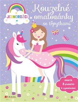 Levně Kouzelné omalovánky se třpytkami Jednorožci - kolektiv