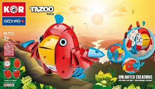 Stavebnice Geomag Tazoo Toco 86 pcs - 