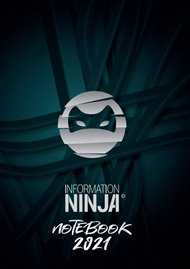 Information Ninja: Notebook 2021 - šedý - Kristina Černá, Jan Černý