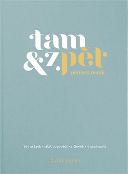 Levně Deník Tam &amp; zpět - malý - modrý