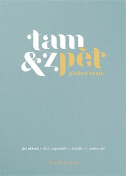 Levně Deník Tam &amp; zpět - velký - modrý