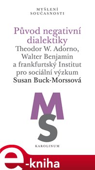 Levně Původ negativní dialektiky. Theodor W. Adorno, Walter Benjamin a frankfurtský Institut pro sociální výzkum - Susan Buck-Morssová