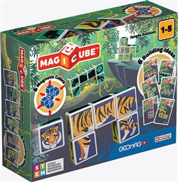 Levně Stavebnice Magicube Zvířátka z džungle