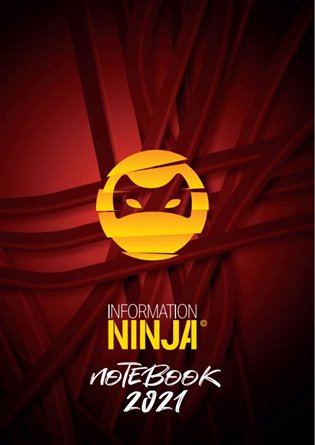 Kniha Information Ninja: Notebook 2021 - žlutý