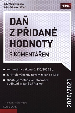 Daň z přidané hodnoty s komentářem 2020/2021 - Ladislav Pitner, Václav Benda