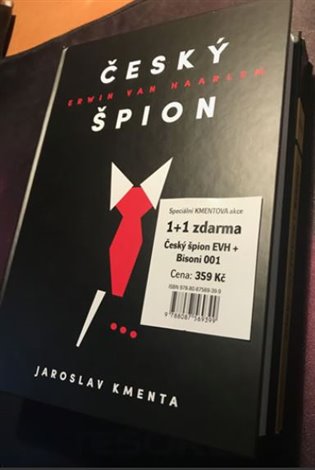 Český špion Erwin van Haarlem + Bisoni 001 - Komplet (2 knihy) - Jaroslav Kmenta, Josef Sytovský