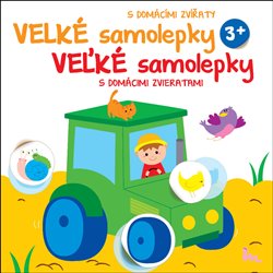 Levně Velké samolepky s domácími zvířaty Traktor