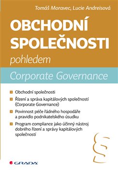 Obchodní společnosti pohledem Corporate Governance koupíte na Kosmas.cz