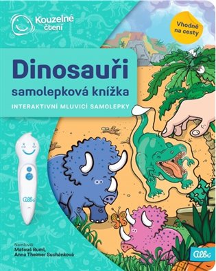 Kouzelné čtení - Samolepková knížka Dinosauři