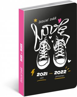 Levně Školní diář Tenisky /září 2021 – prosinec 2022/