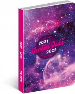 Levně Školní diář Galaxy /září 2021 – prosinec 2022/