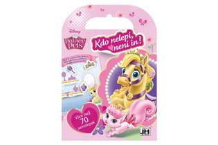 Samolepková knížka + omalovánky Palace Pets - Kdo nelepí, není in! - 