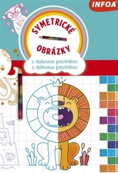 Levně Symetrické obrázky s duhovou pastelkou