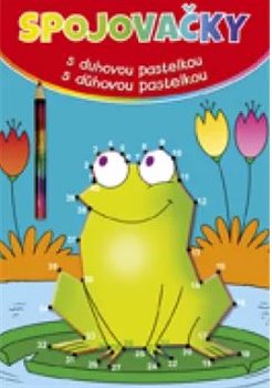 Levně Spojovačky s duhovou pastelkou - žába