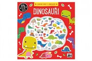 Zábavné úkoly s dinousaury s pěnovými samolepkami