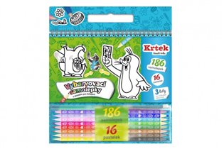 Vybarvovací samolepky Krtek - 