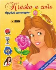 Kráska a zvíře samolepky- čti a dolep pohádku