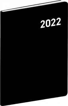 Levně Kapesní diář černý 2022