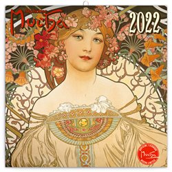 Levně Poznámkový kalendář Alfons Mucha 2022