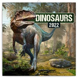 Levně Poznámkový kalendář Dinosaurs 2022