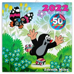 Levně poznámkový Krteček s 50 samolepkami 30 × 30 cm 2022
