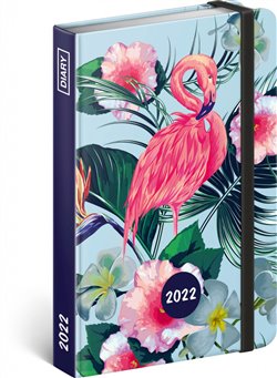 Levně Týdenní diář Plameňáci 2022