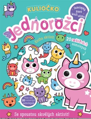 Kuliočko - Jednorožci 20 reliéfních samolepek - Connie Isaacs