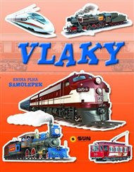 Vlaky: kniha plná samolepek