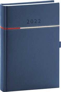 Levně Denní diář Tomy 2022, modročervený