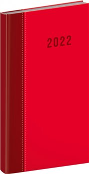 Levně Kapesní diář Cambio Classic 2022, červený