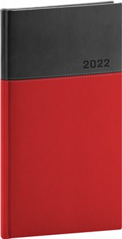 Levně Kapesní diář Dado 2022, červenočerný