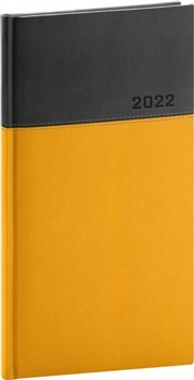 Levně Kapesní diář Dado 2022, žlutočerný
