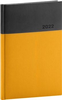 Levně Týdenní diář Dado 2022, žlutočerný