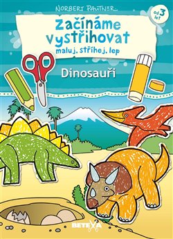 Levně začínáme vystřihovat Dinosauři