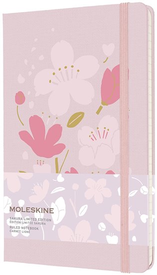 Sakura Zápisník Moleskine linkovaný L - 