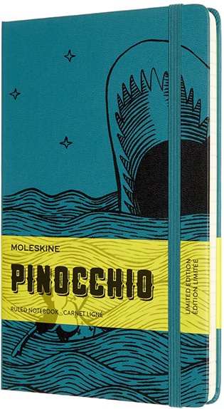 Pinocchio Zápisník Moleskine linkovaný L The Dogfish - 