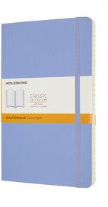 Zápisník Moleskine měkký linkovaný sv. modrý L