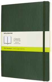 Zápisník Moleskine měkký čistý zelený XL